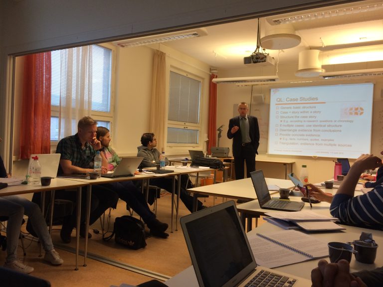 Image of people in class